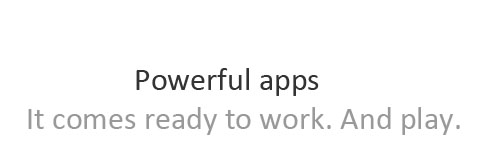 Title of rich apps