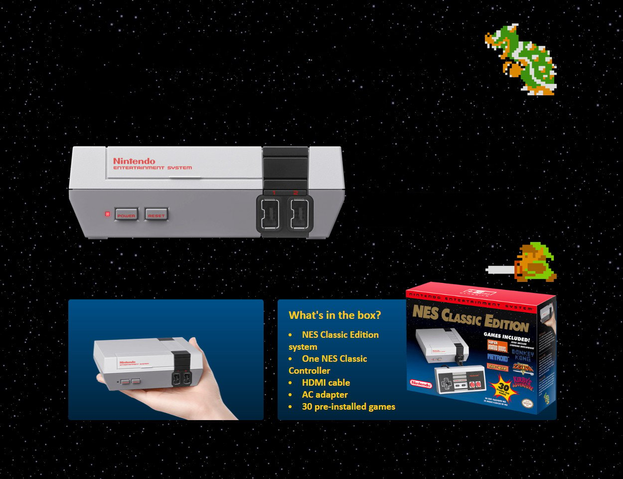 The NES Classic Edition system