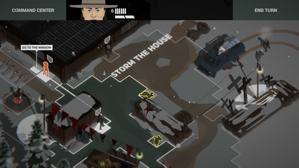 This Is the Police 2 Screenshot Showing a Closer Overhead Map of a City