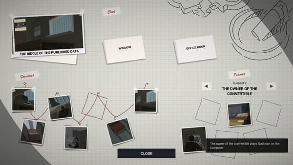 This Is the Police 2 Screenshot Showing an Investigation Board