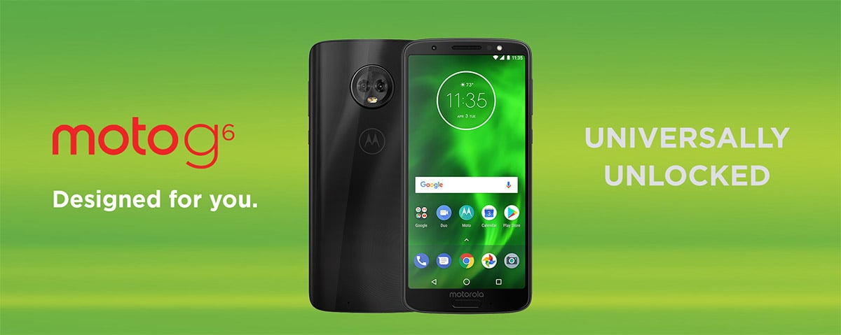 NeweggBusiness - Motorola Moto G6 XT1925-6 4G LTE Unlocked Cell