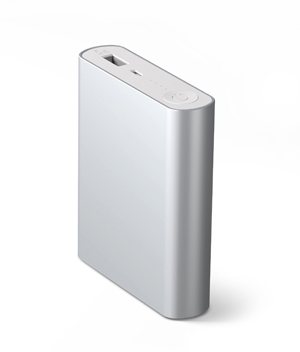 SCUD P100 10400mAh Power Bank with dual-usb car charger