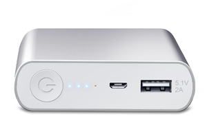 SCUD P100 10400mAh Power Bank with dual-usb car charger