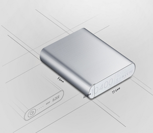 SCUD P100 10400mAh Power Bank with dual-usb car charger