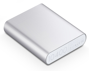 SCUD P100 10400mAh Power Bank with dual-usb car charger