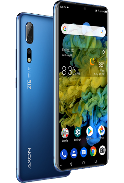 ZTE Axon popular 10 Pro - 256GB - Blue (Unlocked) (Dual SIM) 8GB RAM