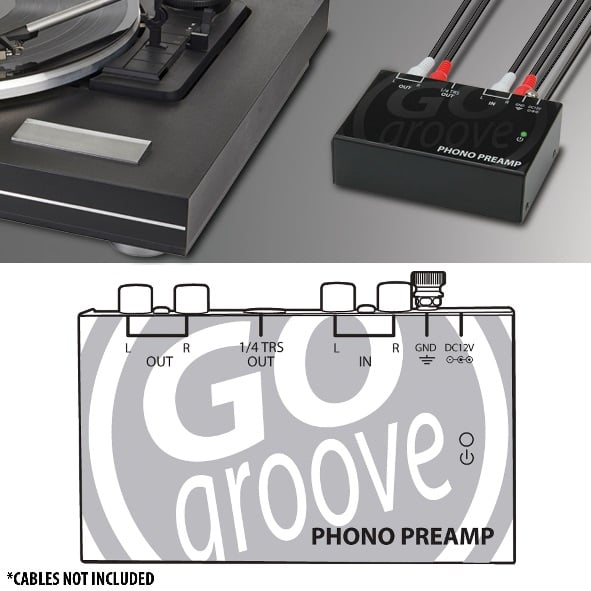 GOgroove Ultra Compact Phono Turntable Preamp 