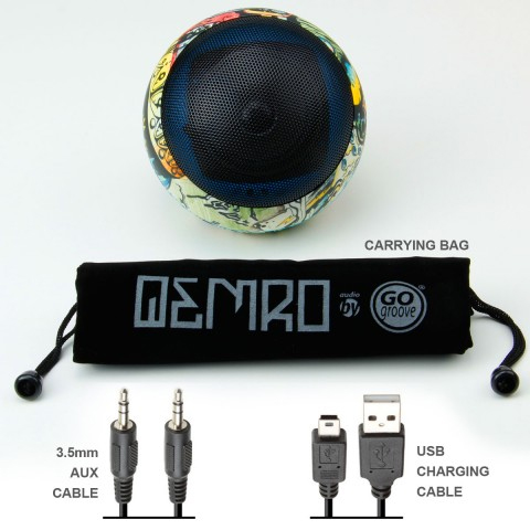 GOgroove AudiOHM RNF In-Ear Rasta Earbuds