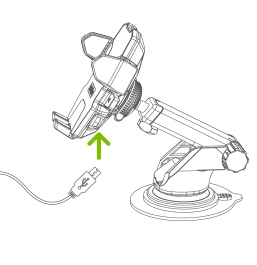 iOttie Easy One Touch Wireless Qi Standard Car Mount Charger