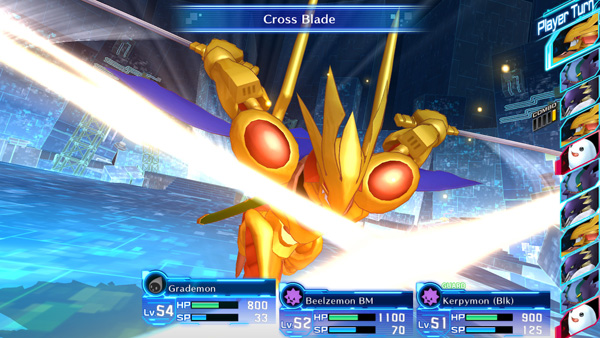 screenshot for Digimon Story Cyber Sleuth: Complete Edition showing a finght scene
