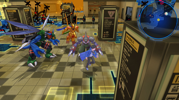 screenshot for Digimon Story Cyber Sleuth: Complete Edition showing three monsters