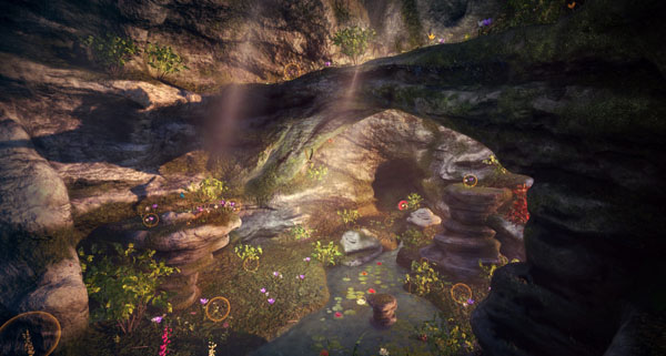 screenshot for Bee Simulator water by rocky terrain