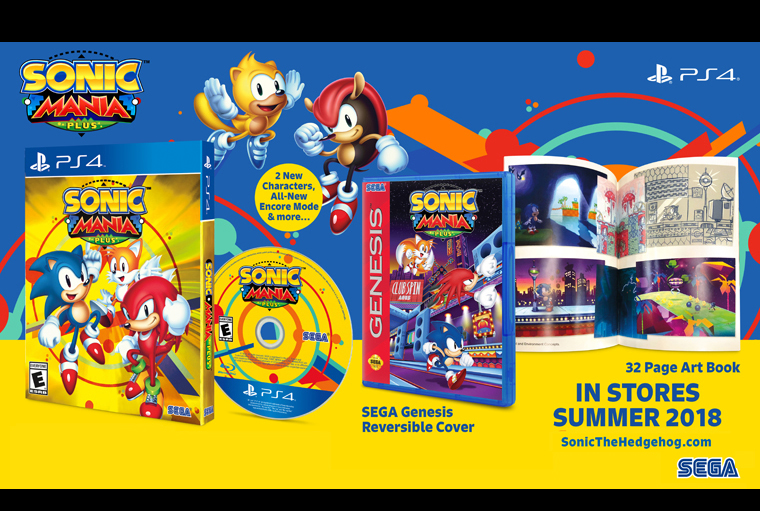 Sonic Mania Plus + Sega Genesis Classics PS4 Pronta Entrega