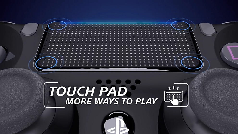 close look at the touchpad