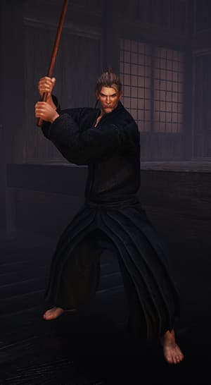 High Stance of a male character