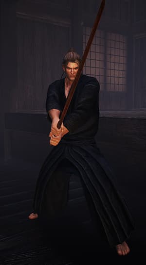 Mid Stance of a male character
