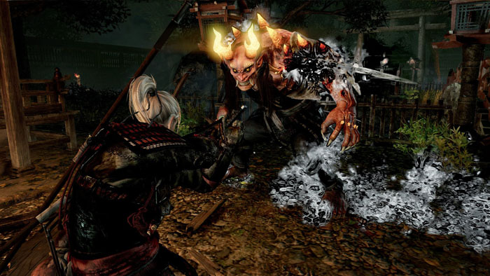 a male character fighting with Yoki
