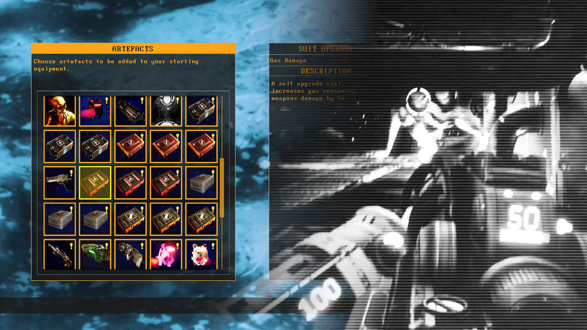 UI shot of an inventory screen