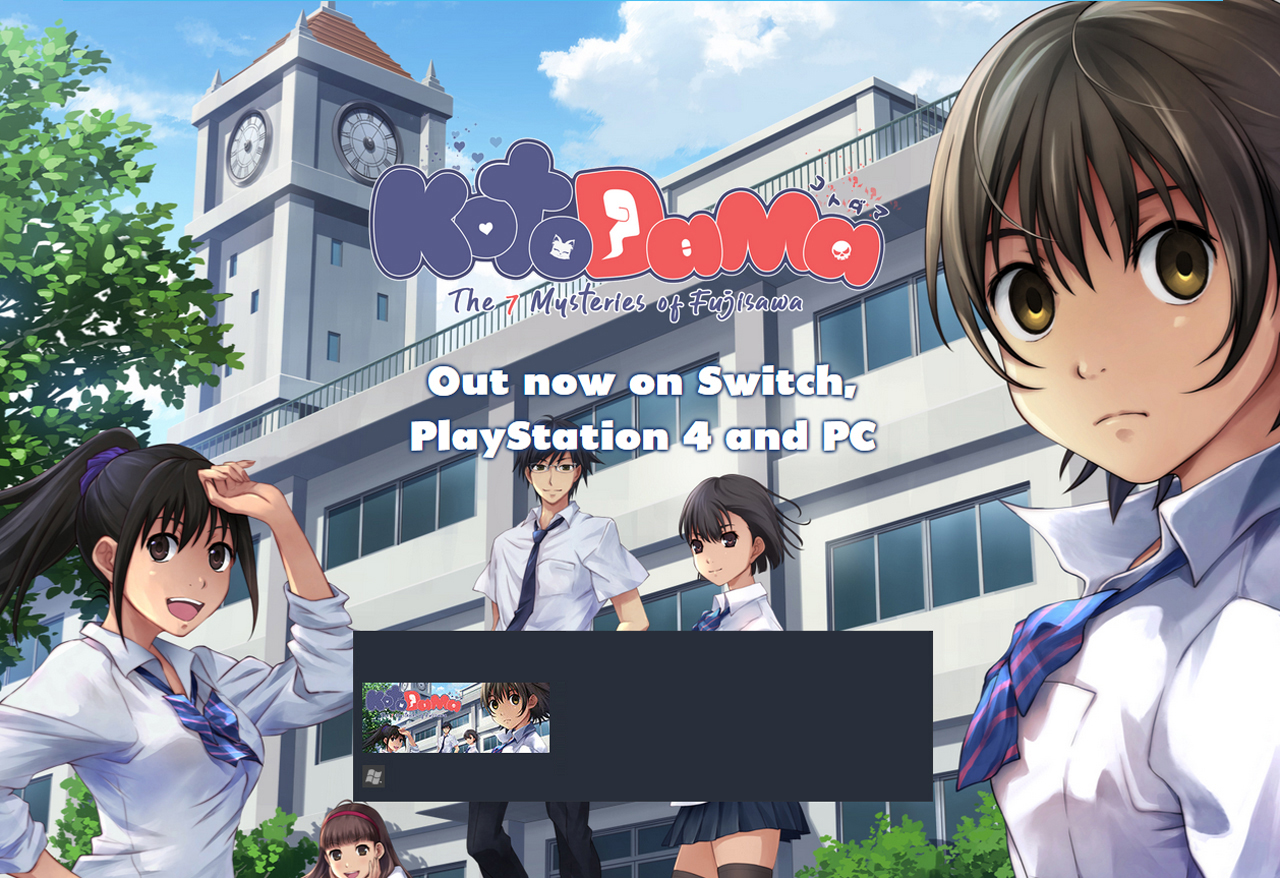 Jogo Kotodama: The 7 Mysteries Of Fujisawa PS4 PQube Limited com o