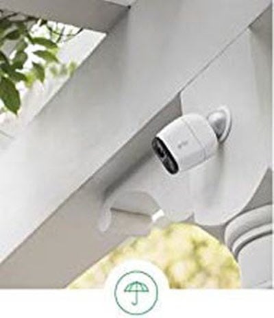 Arlo Pro security camera mounted outdoor