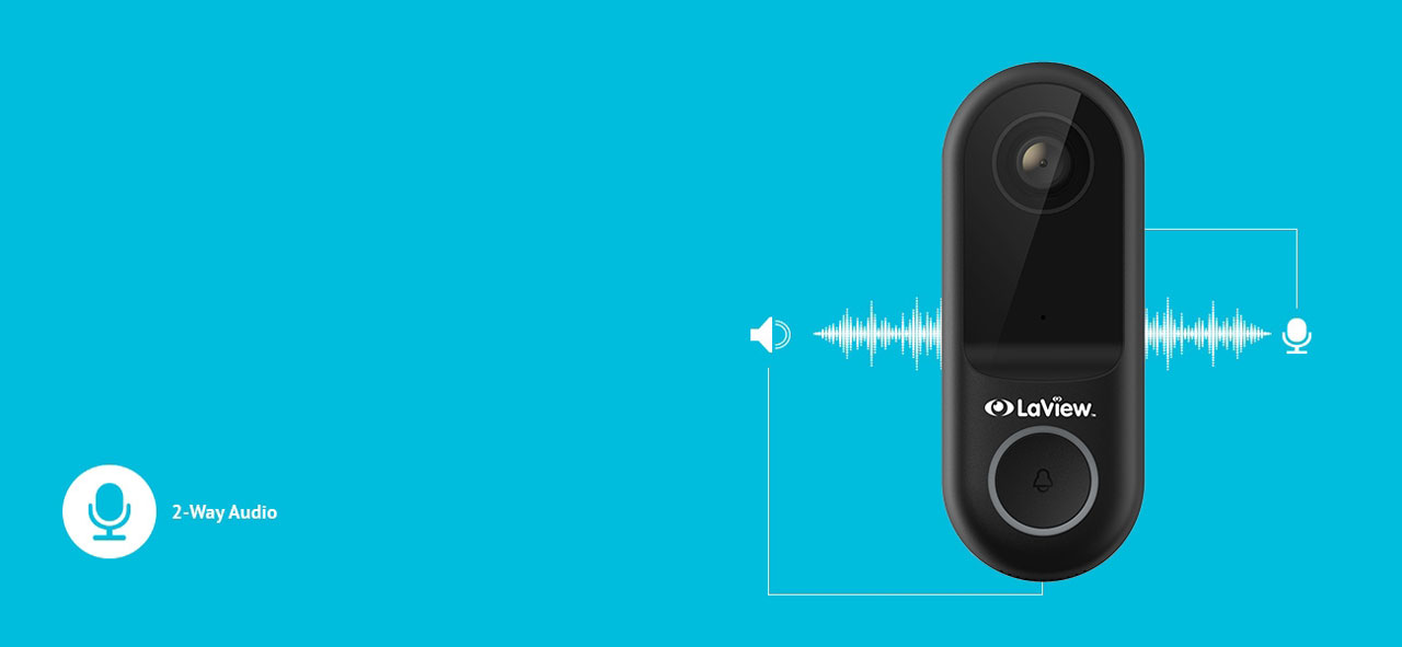 Smart Doorbell Laview Halo Doorbell LaView HD Video WiFi Smart AI