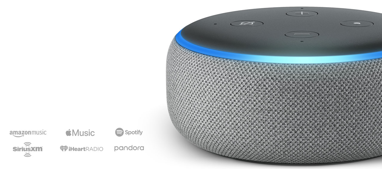 53-021688 All-new Echo Dot (3rd Gen) - Smart Speaker with Alexa -  Charcoal 