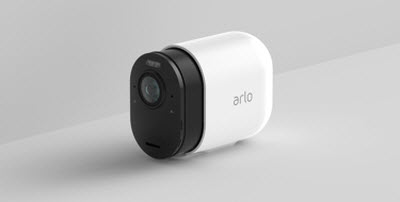 arlo camera angled to the left