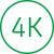 4K icon