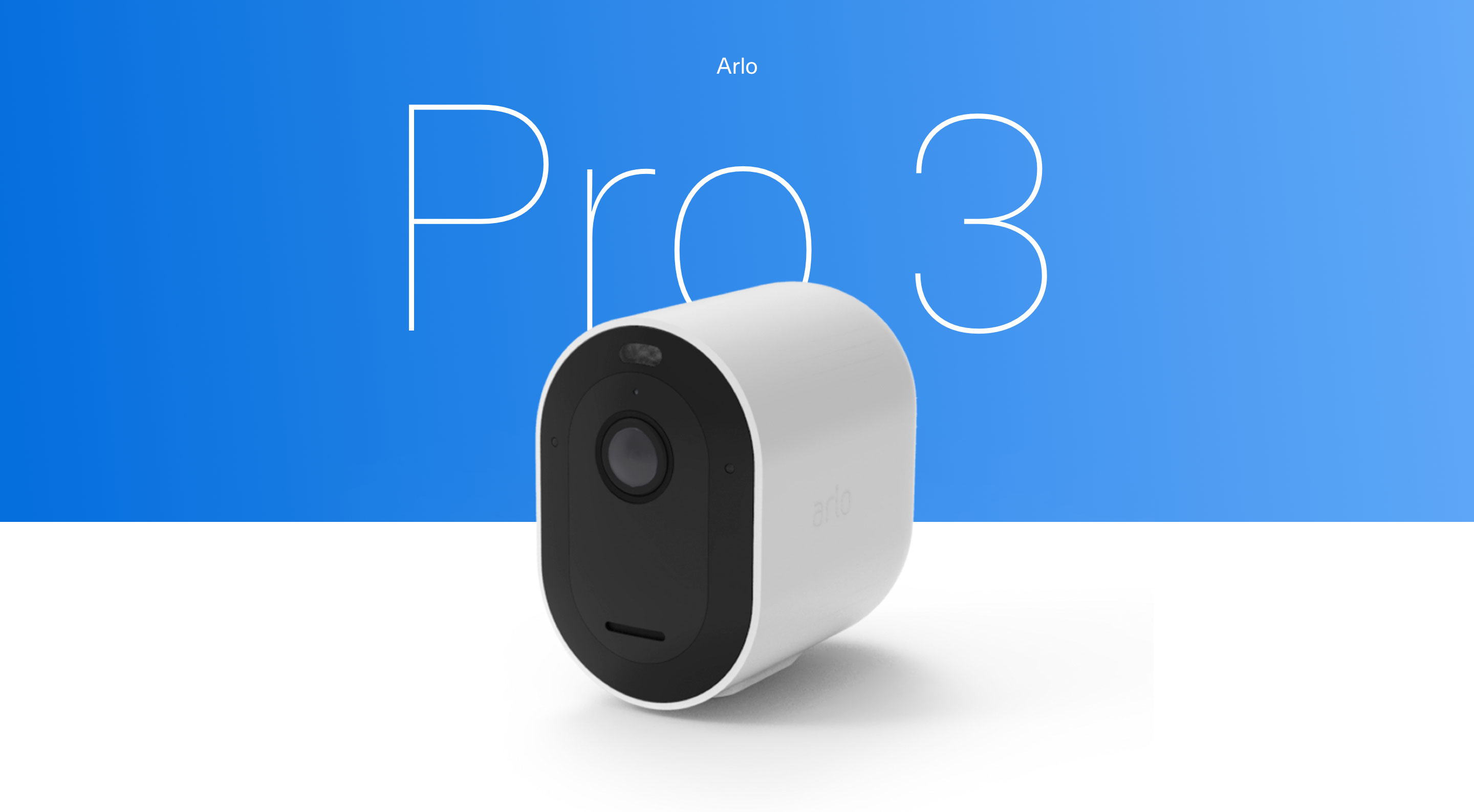 Product Image: Arlo Pro 3 wireless surveillance camera.