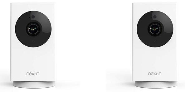  Front view of these two cameras in standing position  