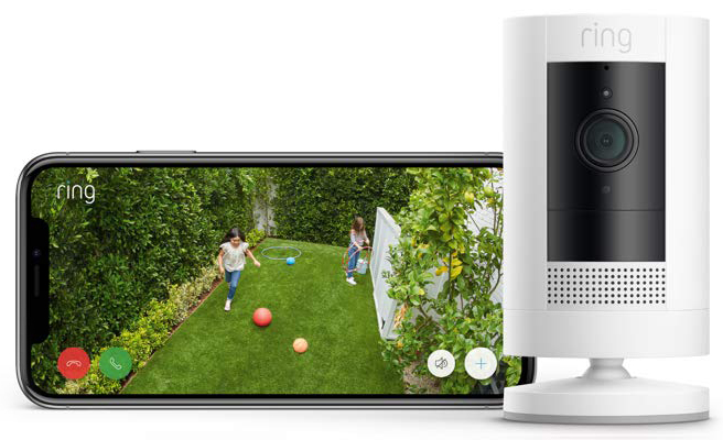 Ring 8SC1S9-WEN0 Stick Up Indoor/Outdoor 1080p Wire-Free Security Camera