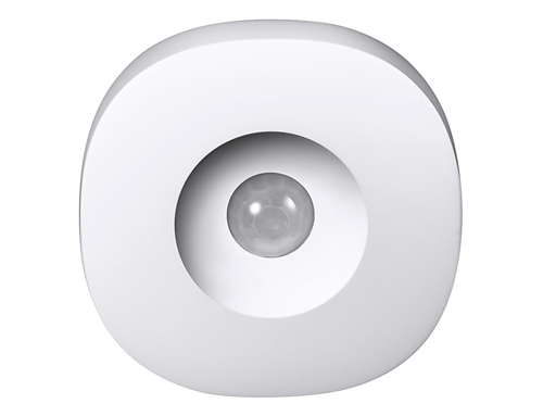 Samsung SmartThings Motion Sensor Facing Forward, Angled Down Slightly
