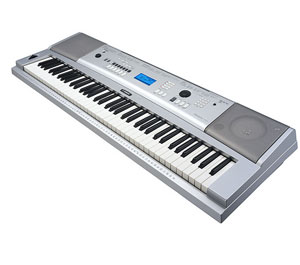 Yamaha DGX-230 76-Key Personal Keyboard with AC Adapter, Stand and Headphone