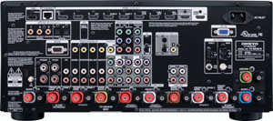 back view of the receiver