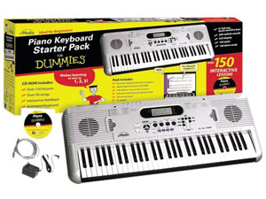 eMedia FD05107 Piano For Dummies 61-Key Keyboard Starter Pack