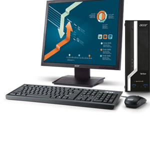 Acer Veriton X2630G Desktop Computer - Intel Pentium G3240 3.10