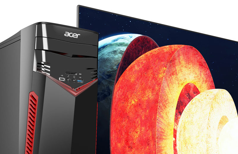 Acer Gaming Desktop Aspire GX-785-UR1D Windows 10 Home - Newegg.com