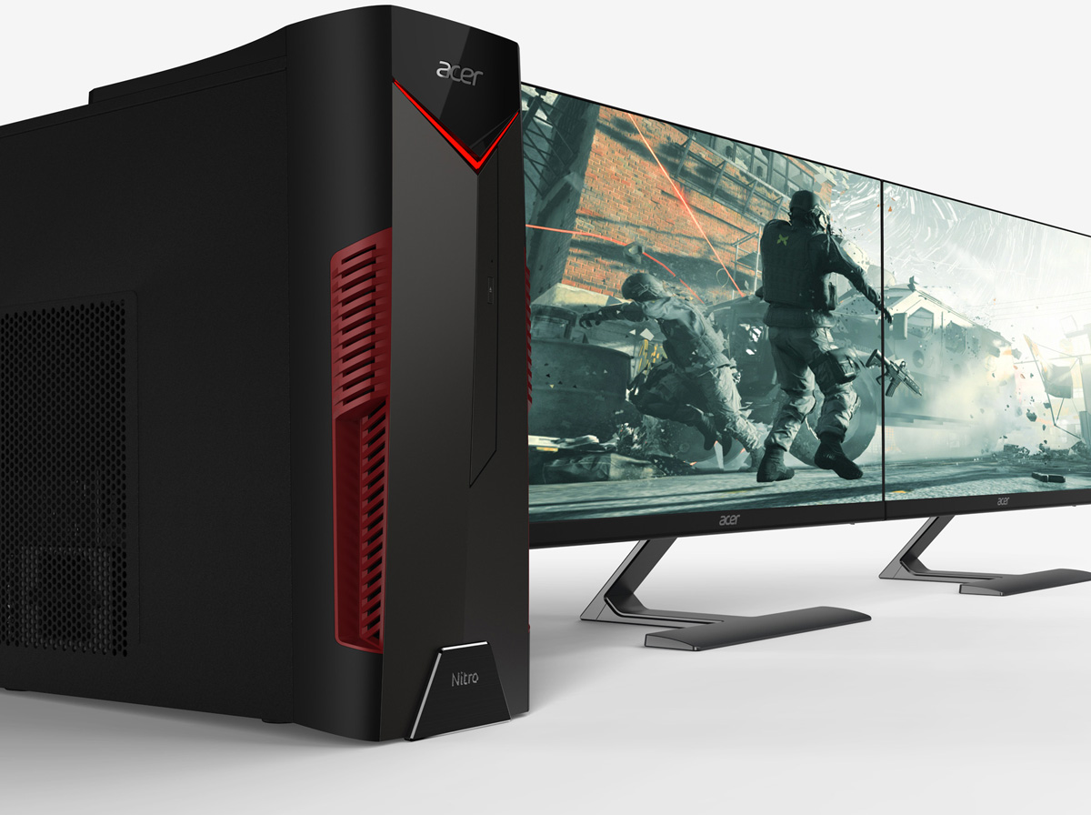 Acer Gaming Desktop Nitro 50 Windows 10 Home - Newegg.com