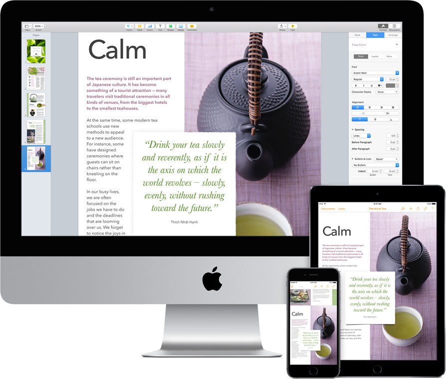 Everything you love on your iMac. On all your devices.