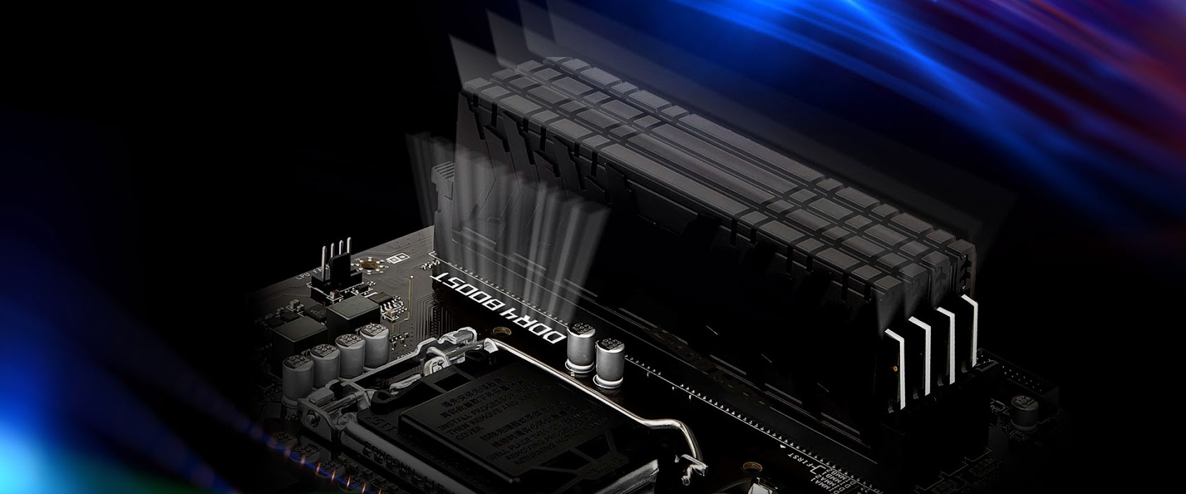 a motherboard as background