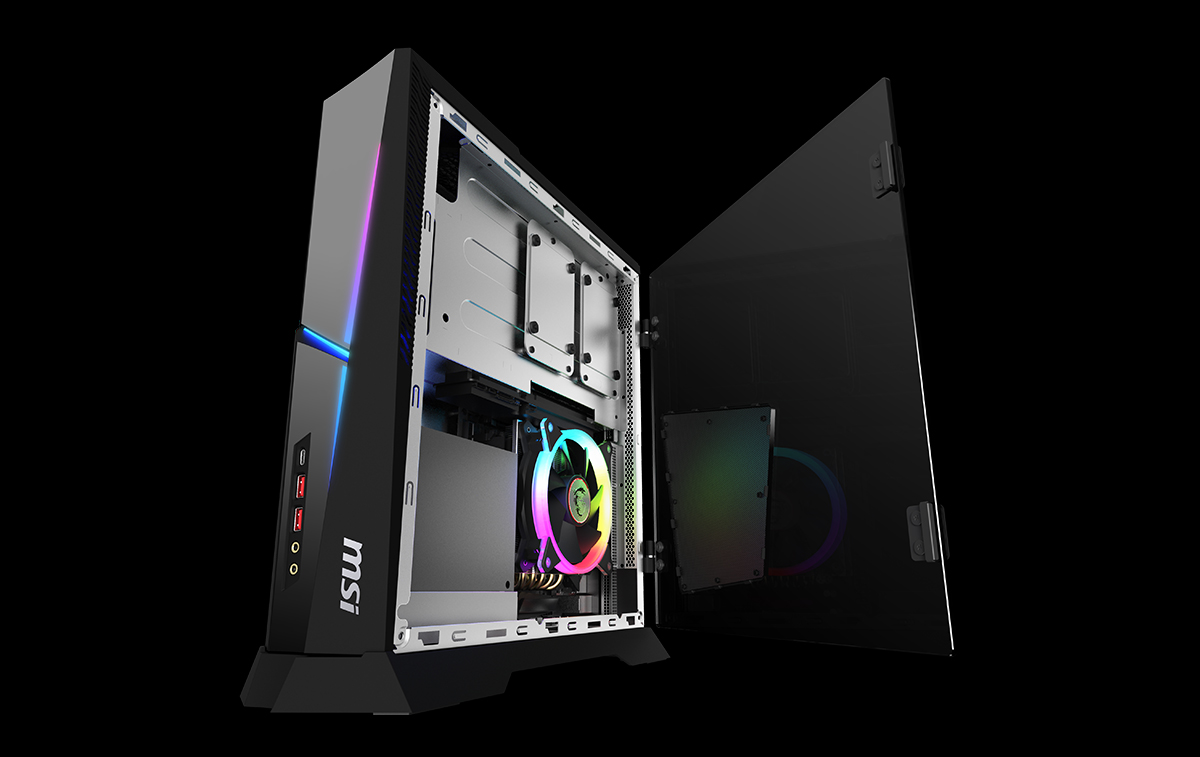 the inside of the case