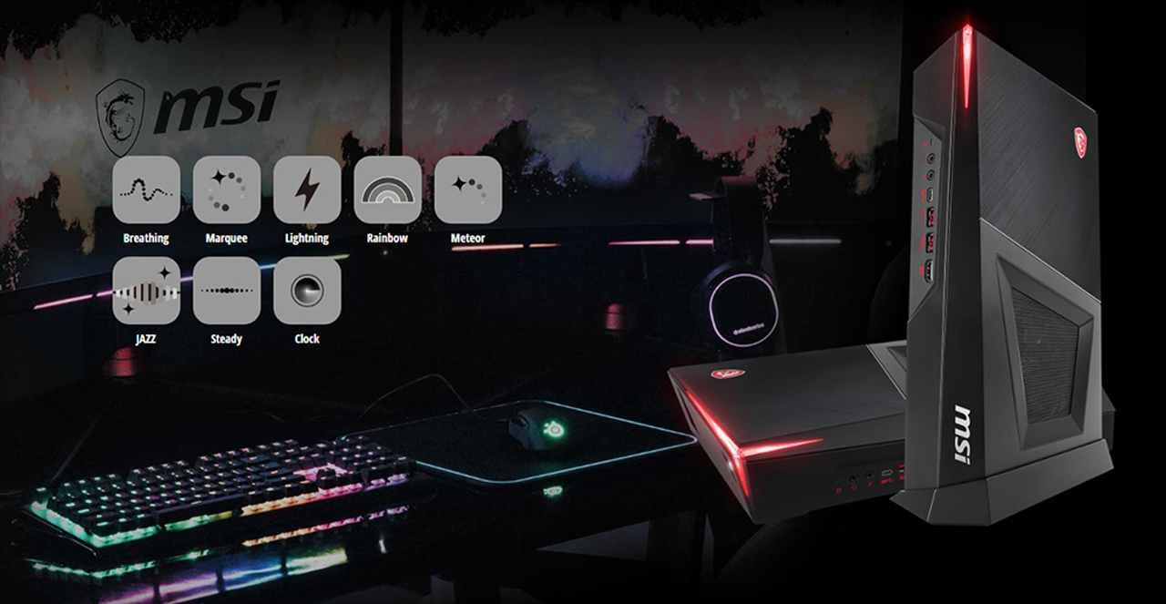 MSI  Trident 3 series with Mystic Light and more LED effects to choose
