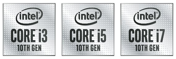 Logos - Intel Core i3, i5, i7 10th Gen