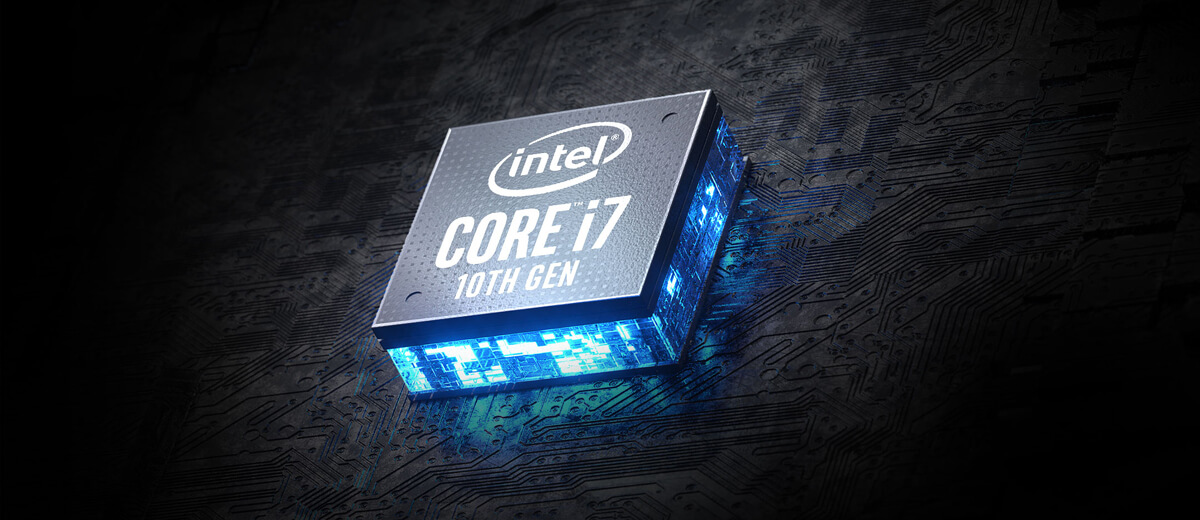 Large Logo - Intel Core i7 10th Gen
