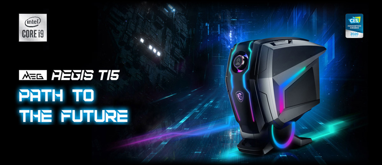 Core I9 Desktop Aegis Ti5 Gaming Desktop Computer Meg Ti5 MSI