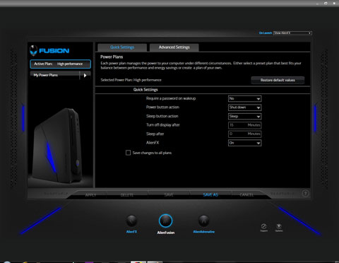 power-management controls