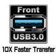 Front USB 3.0 port