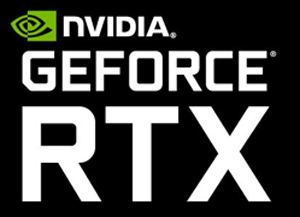 NVIDIA GEFORCE RTX badge and text