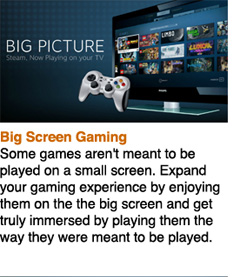 Big Screen Gaming