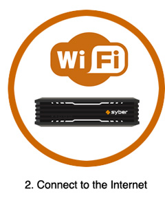 Connect to the internet